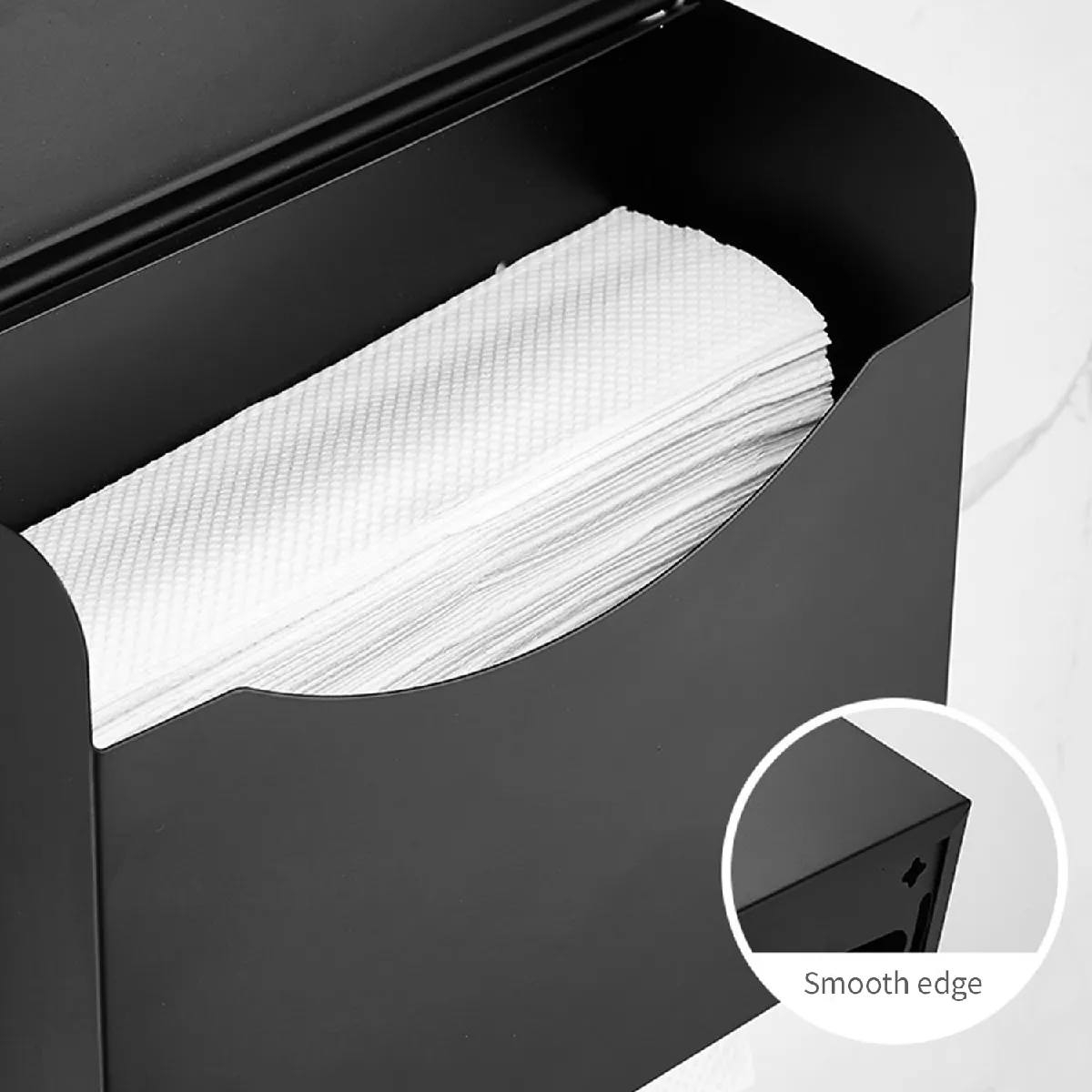 Universal DistriButeur de serviettes en papier - Noir
