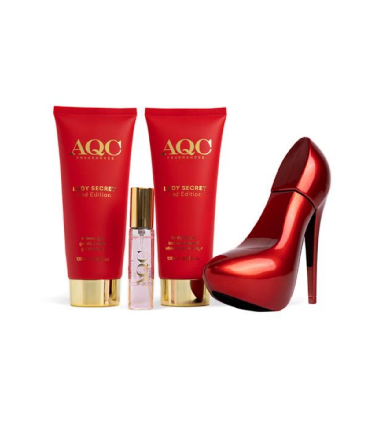 AQC Fragrances - Conjunto de presente Lady Secret - Red Edition