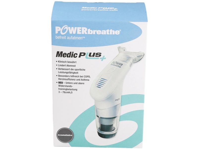 POWERbreathe Atemtrainer Medic Plus Weiss Atemtrainer