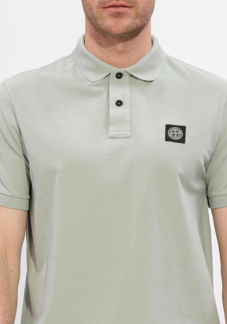 groene stone island polo ss polo s0017