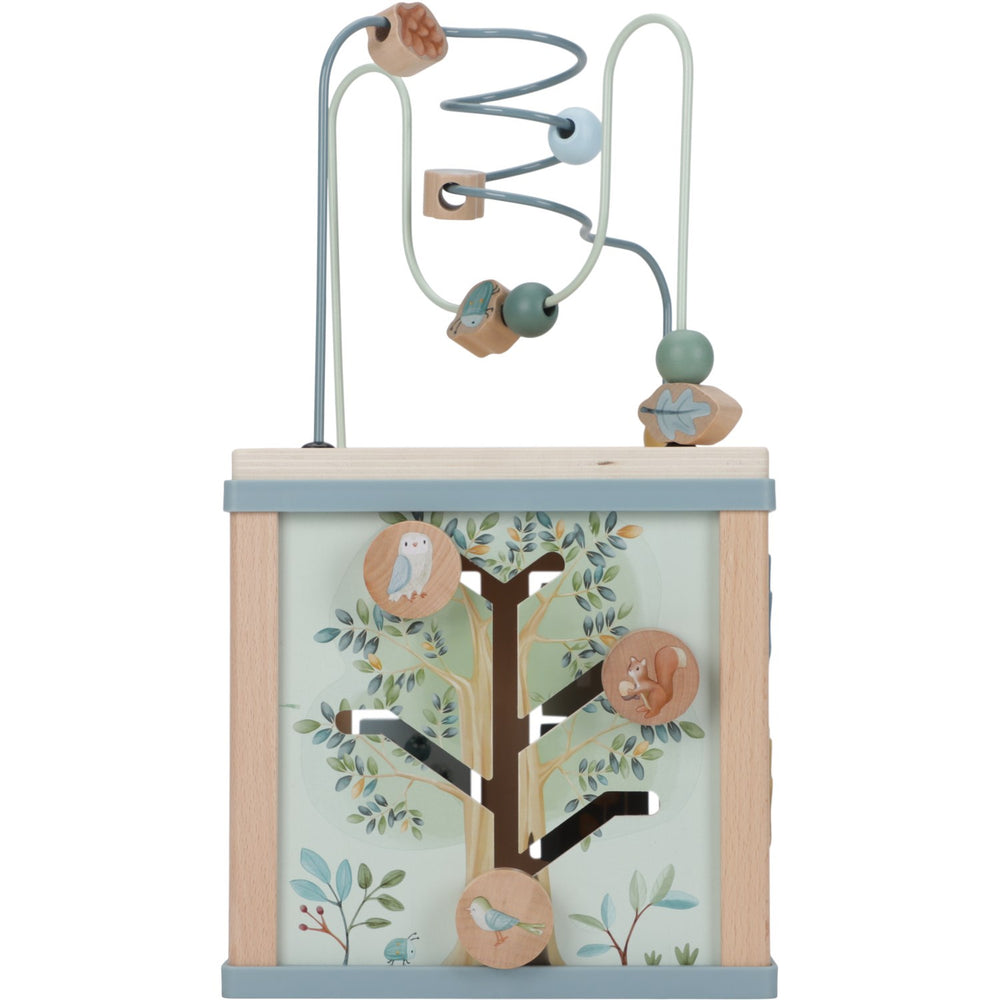 Køb Little Dutch Forest Friends Blue Aktivitetskube