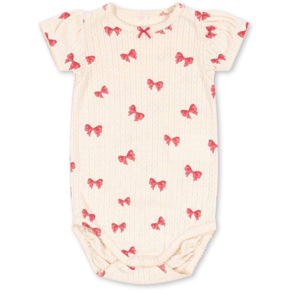 Køb Konges Sløjd Rosia Sløjfe Minnie Puff Sleeve Body GOTS