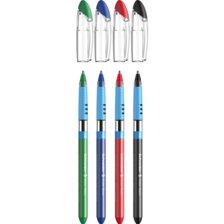 Schneider Slider Basic 4er-Etui Kugelschreiber - XB