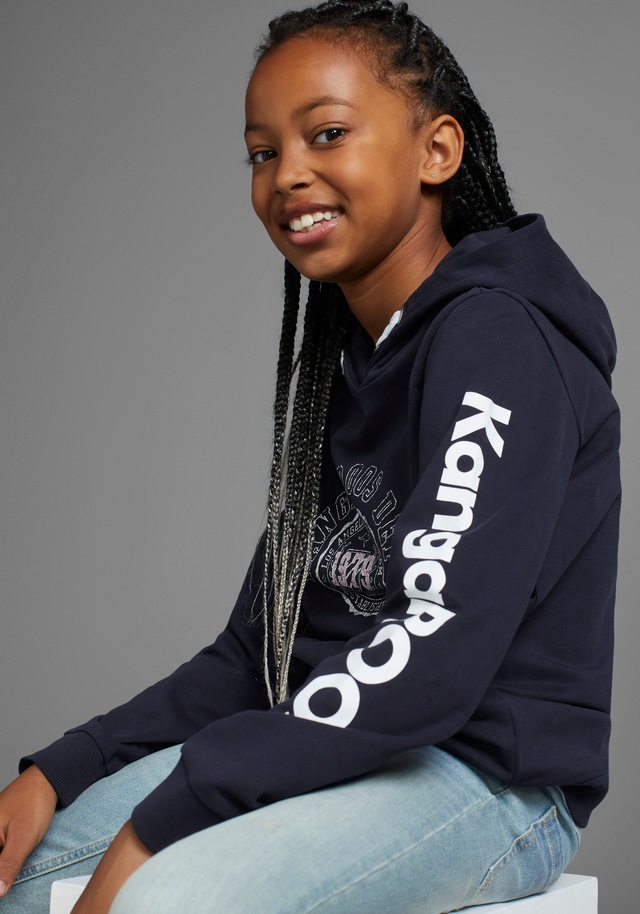 KangaROOS Kapuzensweatshirt »Logo-Print«, , in weicher Qualität für Mädchen