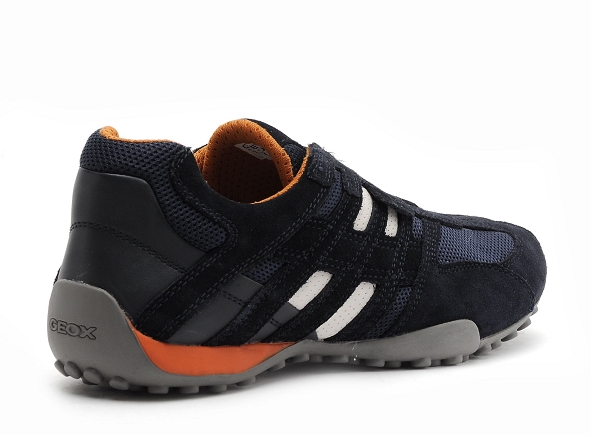 Geox basses homme u4207l uomo snake bleu