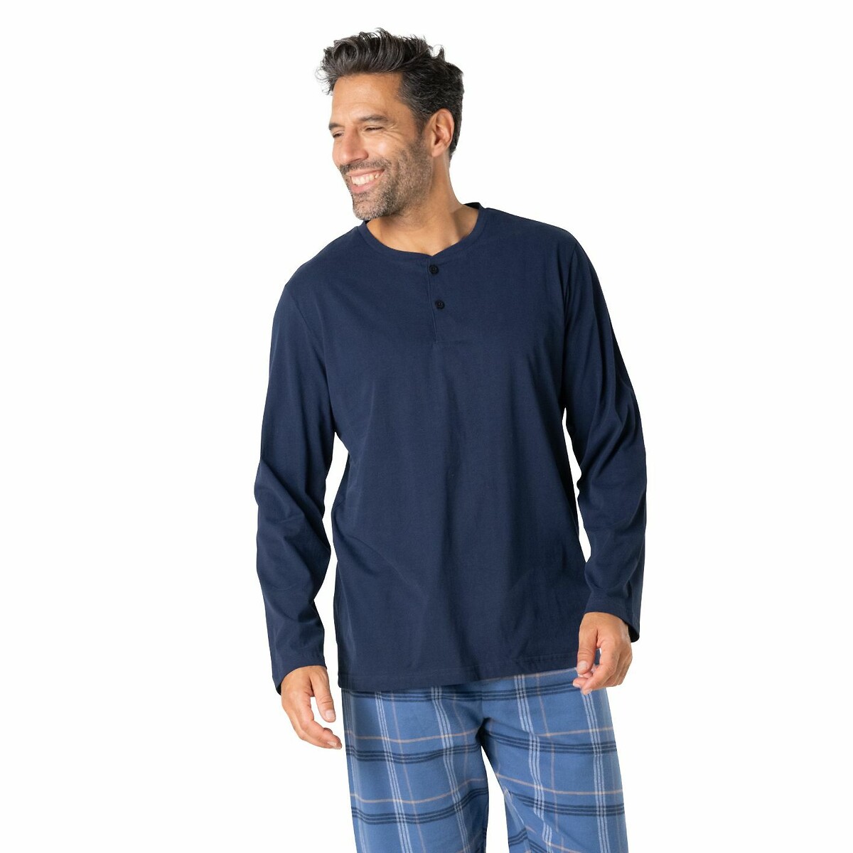 EMINENCE<br>Pijama com blusa de botões e calça de flanela
