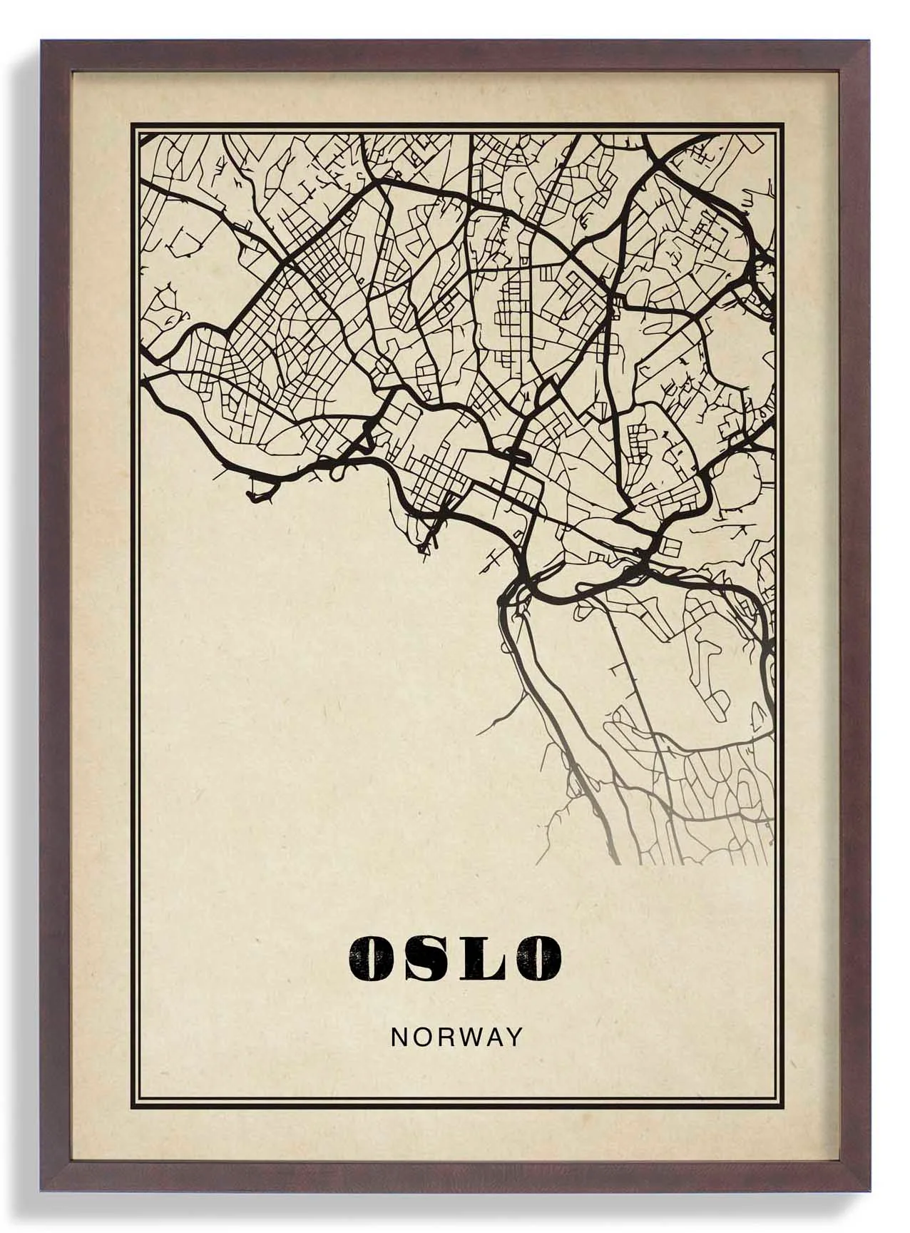 Oslo Stadt Sepia