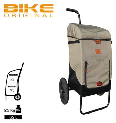 Remorque Bike Original Shopping Trailer Néo Vert Noir