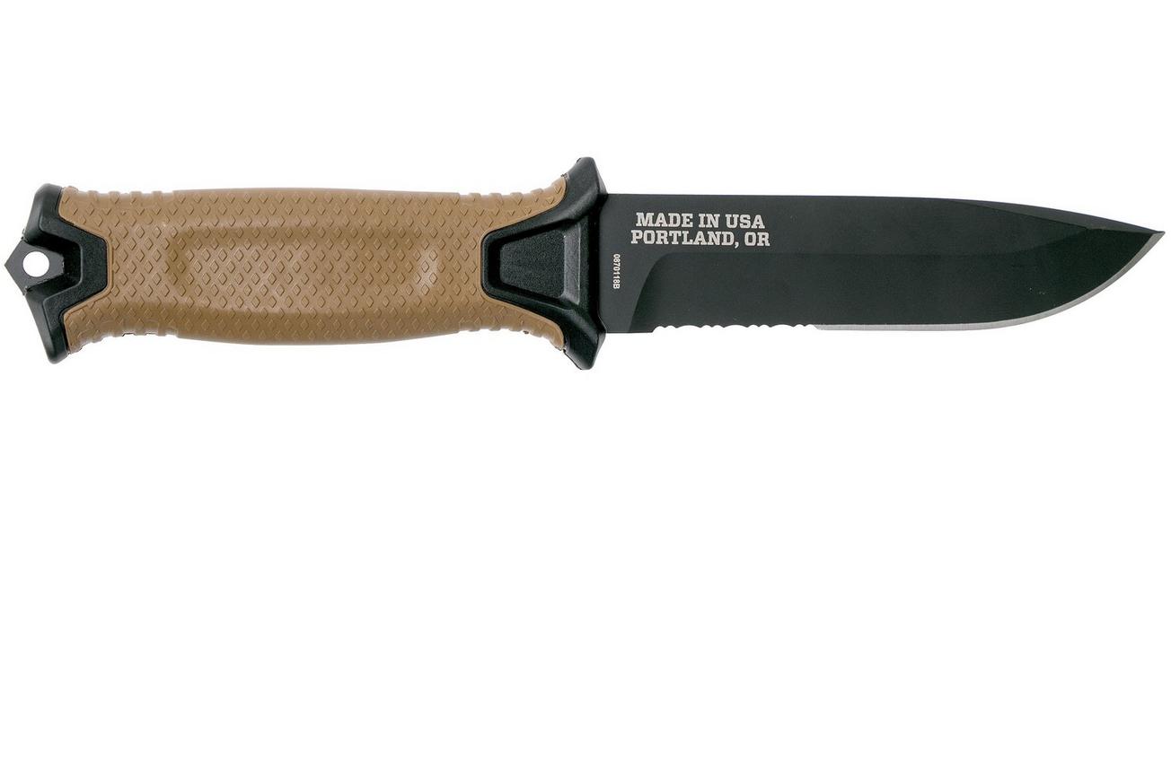 Gerber Strongarm Fixed Blade Coyote Brown SE 30-001059 vaststaand mes