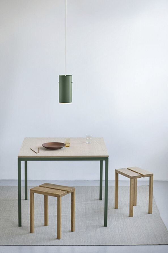 Moebe Tube Pendant, Pine Green, Large Pine green