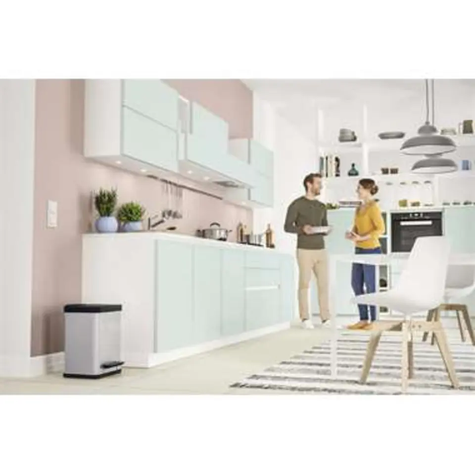 Prullenbak Oko Duo Plus RVS 2x9L M - Hailo