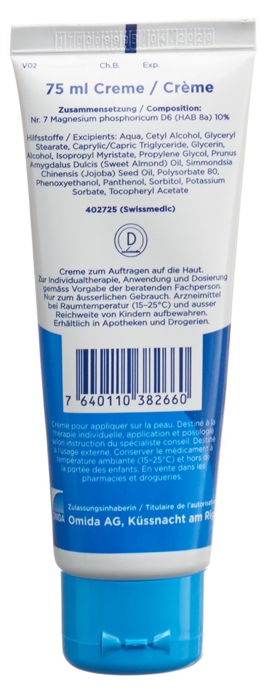 Omida Nr7 Magnesium phosphoricum 6 D<br>75 ml, Tube, Creme