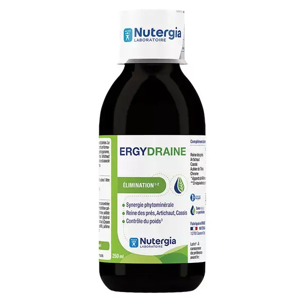 Nutergia Ergydraine Sabor Pêssego 250ml