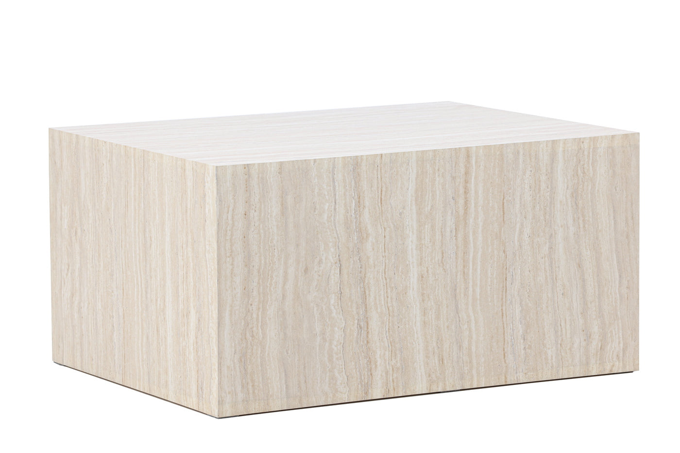 FjÃ´rd - Salontafel Rechthoek - Travertinlook - 80cm - York