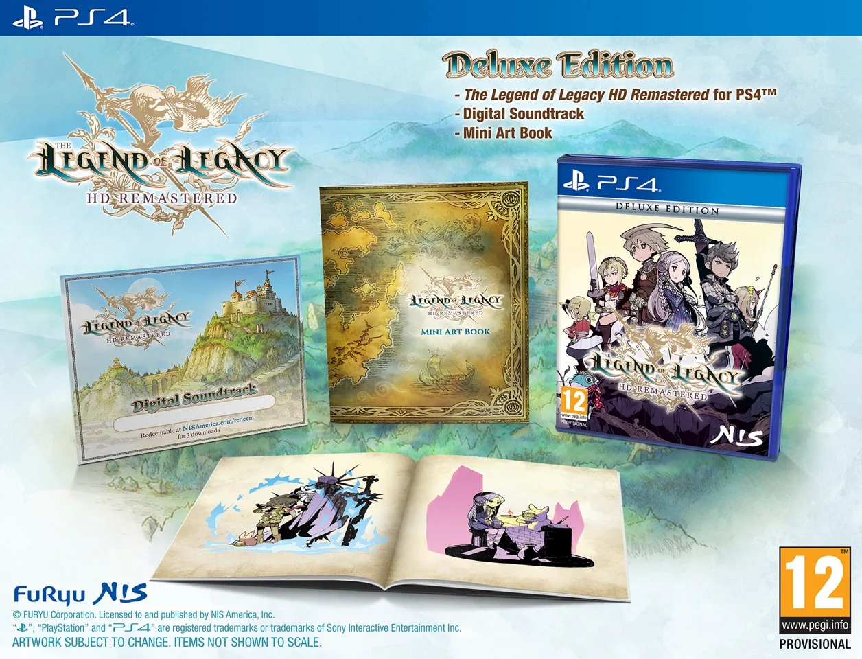 The Legend of Legacy HD Remastered (Deluxe Edition)- PlayStation 4
