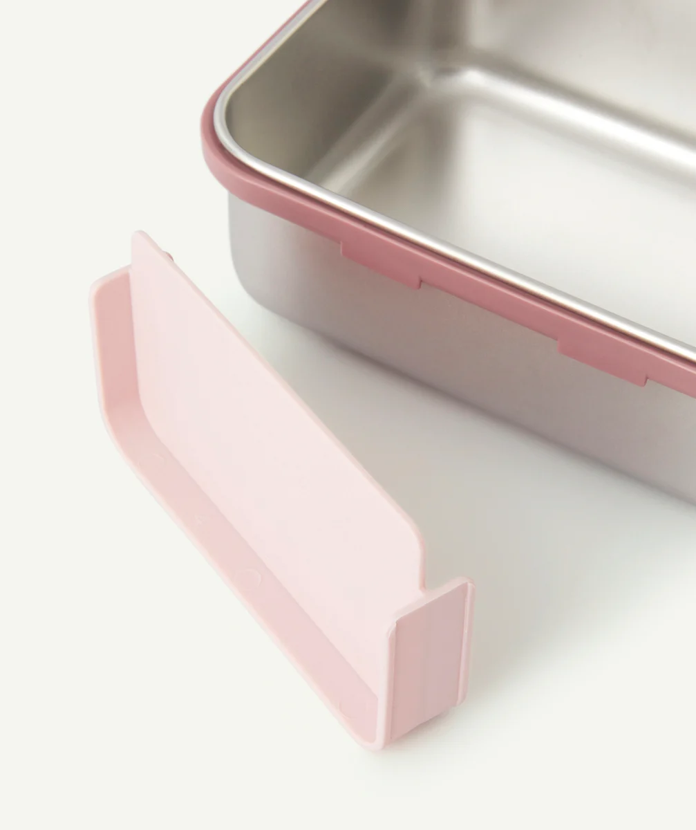 LASSIGBOÎTE À GOÛTER EN INOX ROSE ADVENTURE TIPI