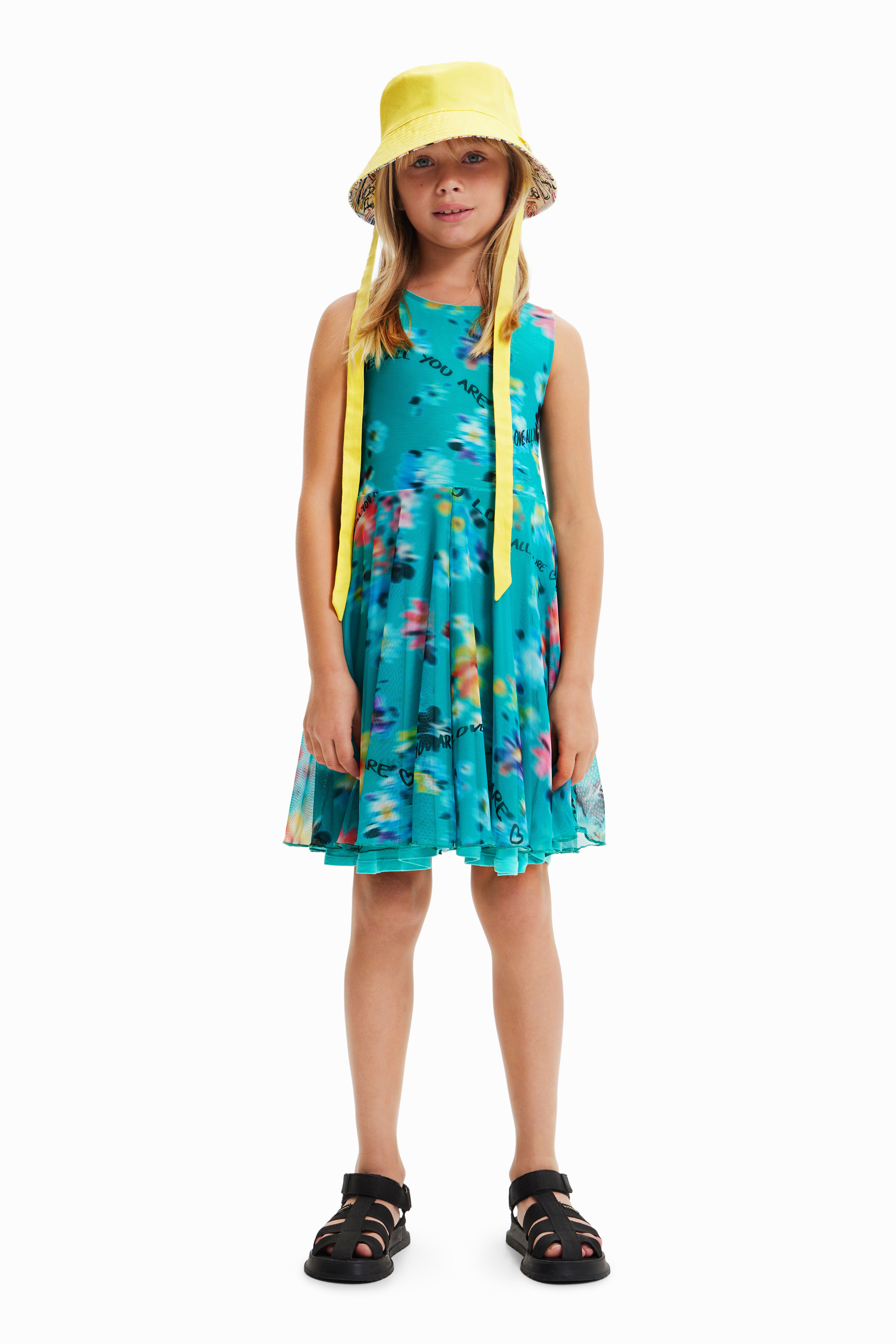 Robe sans manches floue