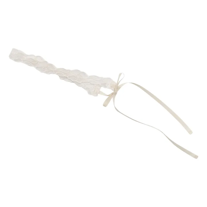 Louisiella Bandeau Liv Fleurs Brodées | Ecru