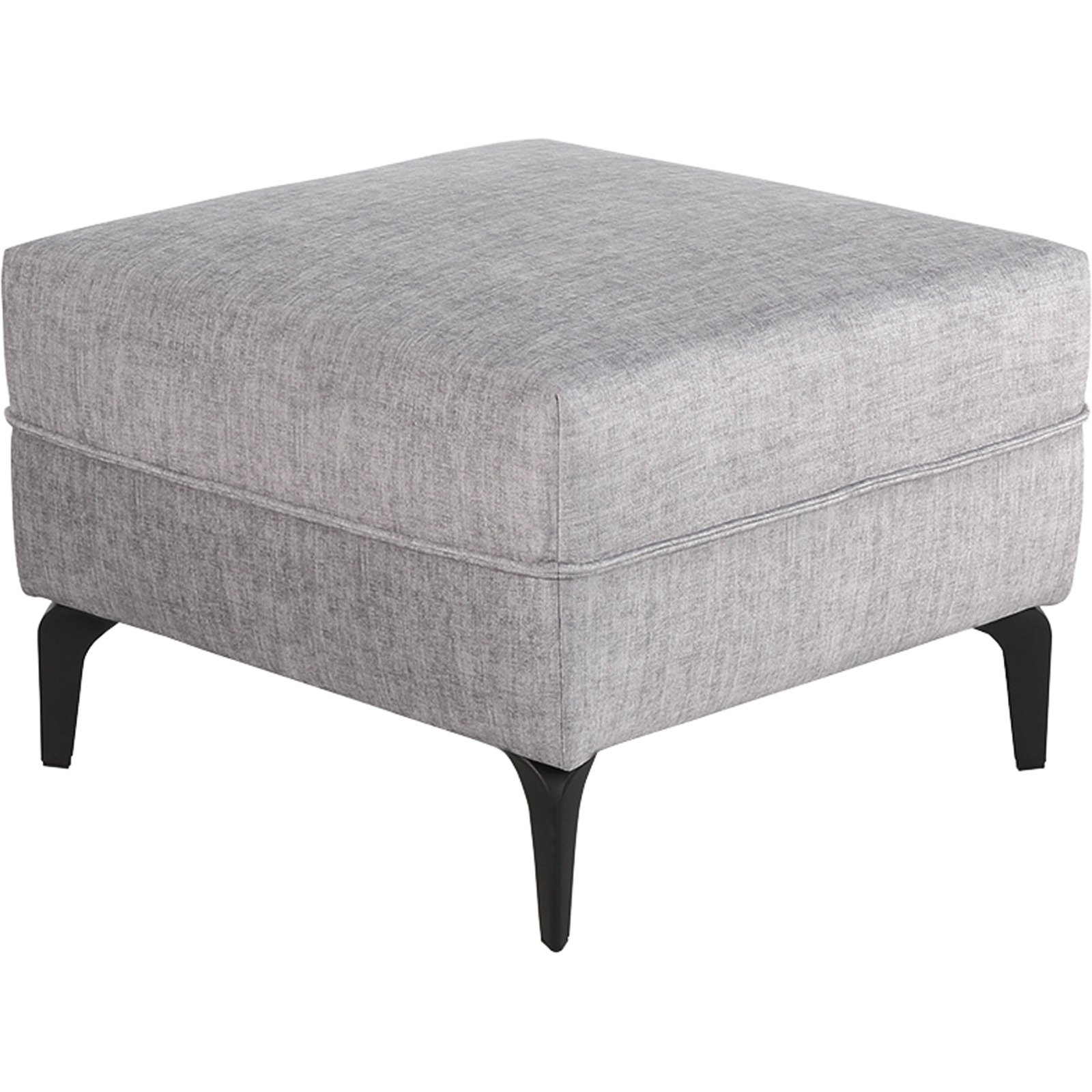 Hocker Varese Samtvelours grau