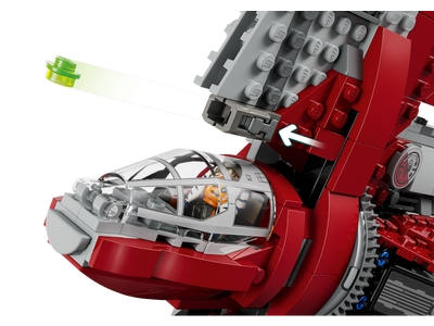 LEGO Ahsoka Tano's T-6 Jedi shuttle (75362)