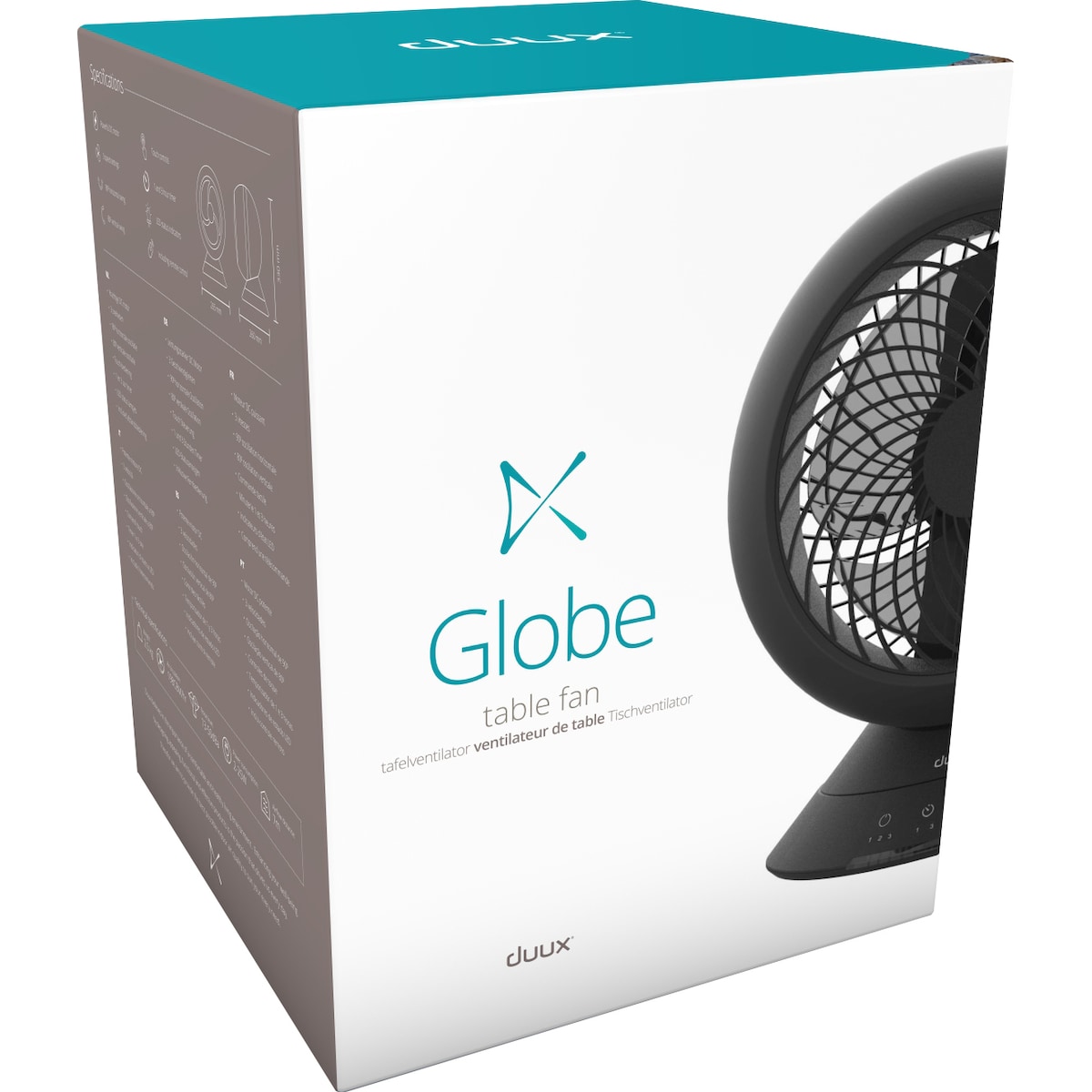 Duux Globe bordvifte DXCF07 (sort)