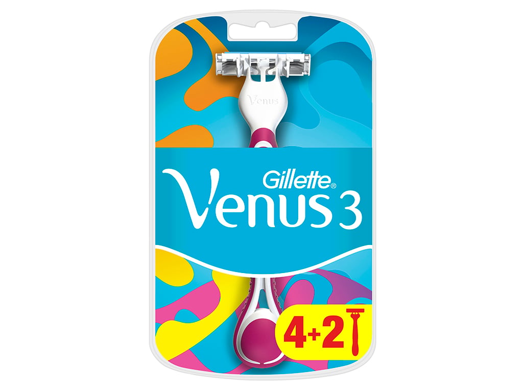 Máquina Depilatória Descartável Venus 6 un