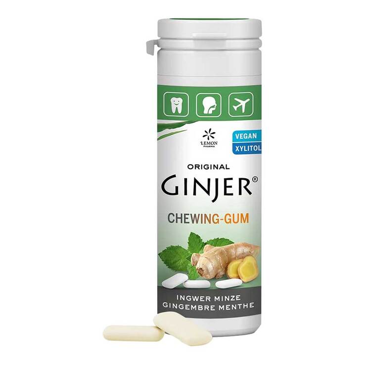 Ingwer Ginjer Kaugummi Minze, 30 g