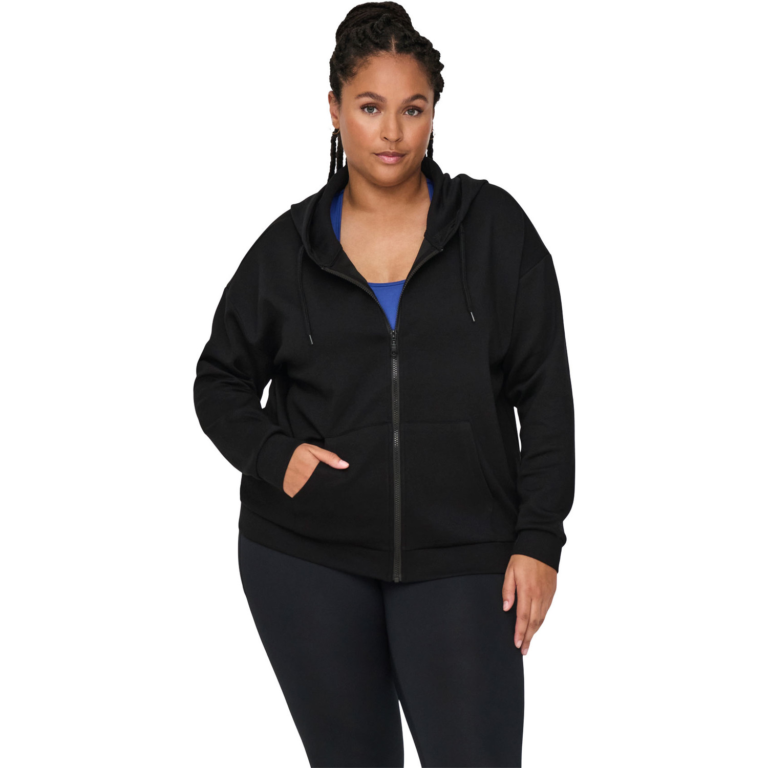 Only Play Lounge Life Full Zip Hoody Curvy