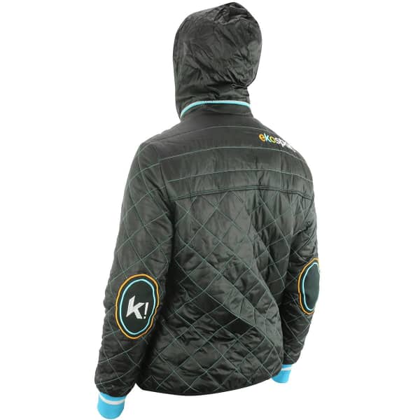 Doudoune ski EKOSPORT JKT EKO MAT BLACK BLUE