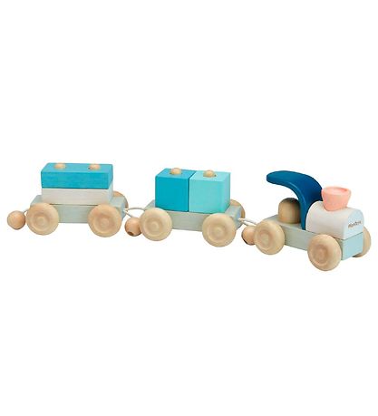 PlanToys Holzspielzeug - Stapel - Zug - Holz