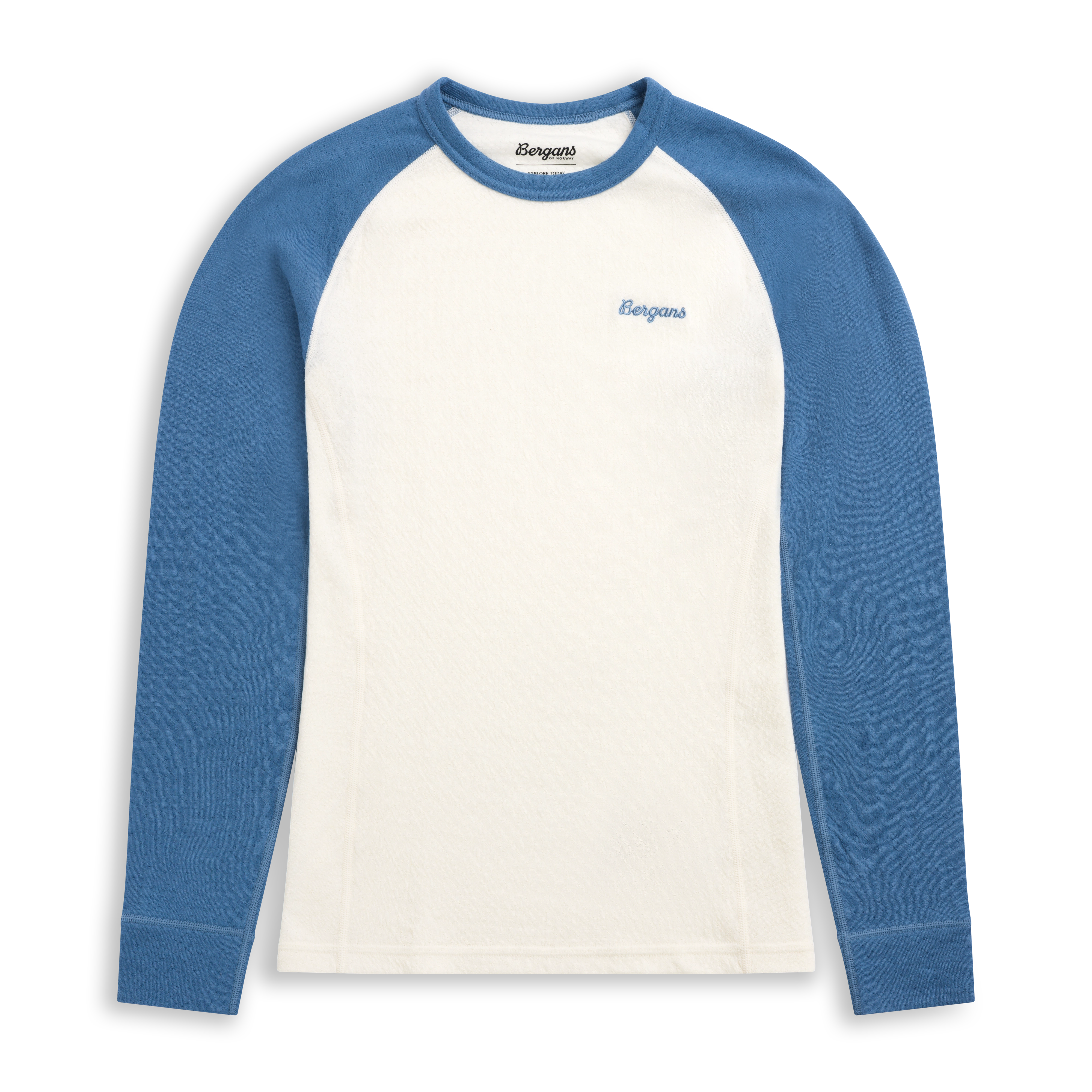 Inner:Dual Merino Long Sleeve Women Vanilla White / Elemental Blue