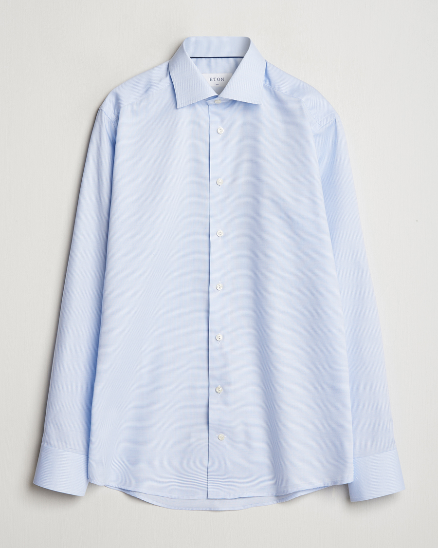 Eton Slim Fit Oxford Shirt Light Blue