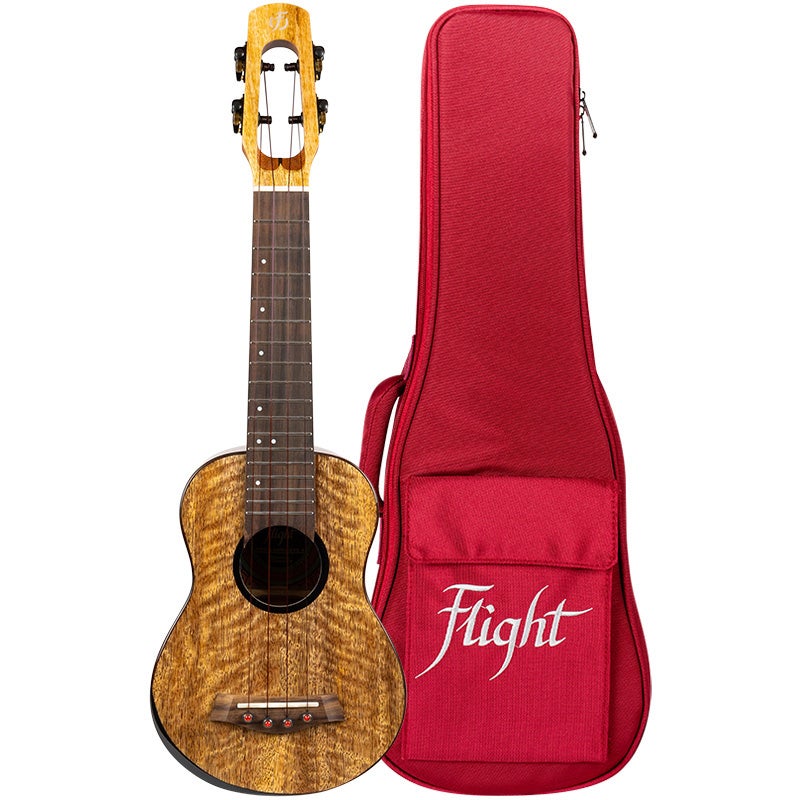 Flight Royal Series Fireball EQ-A Soprano E/A sopraan ukelele met gigbag
