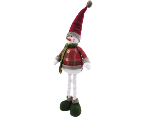 Lafiora decoratief sneeuwpopbeeldje, 95 cm hoog