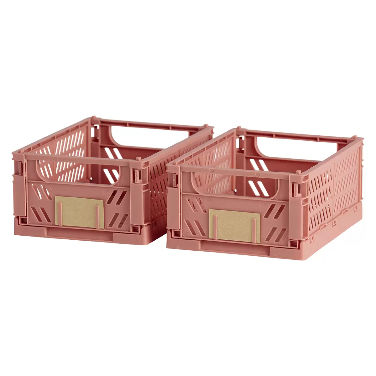 Aufbewahrungsbox faltbar S set SCHOU Braun