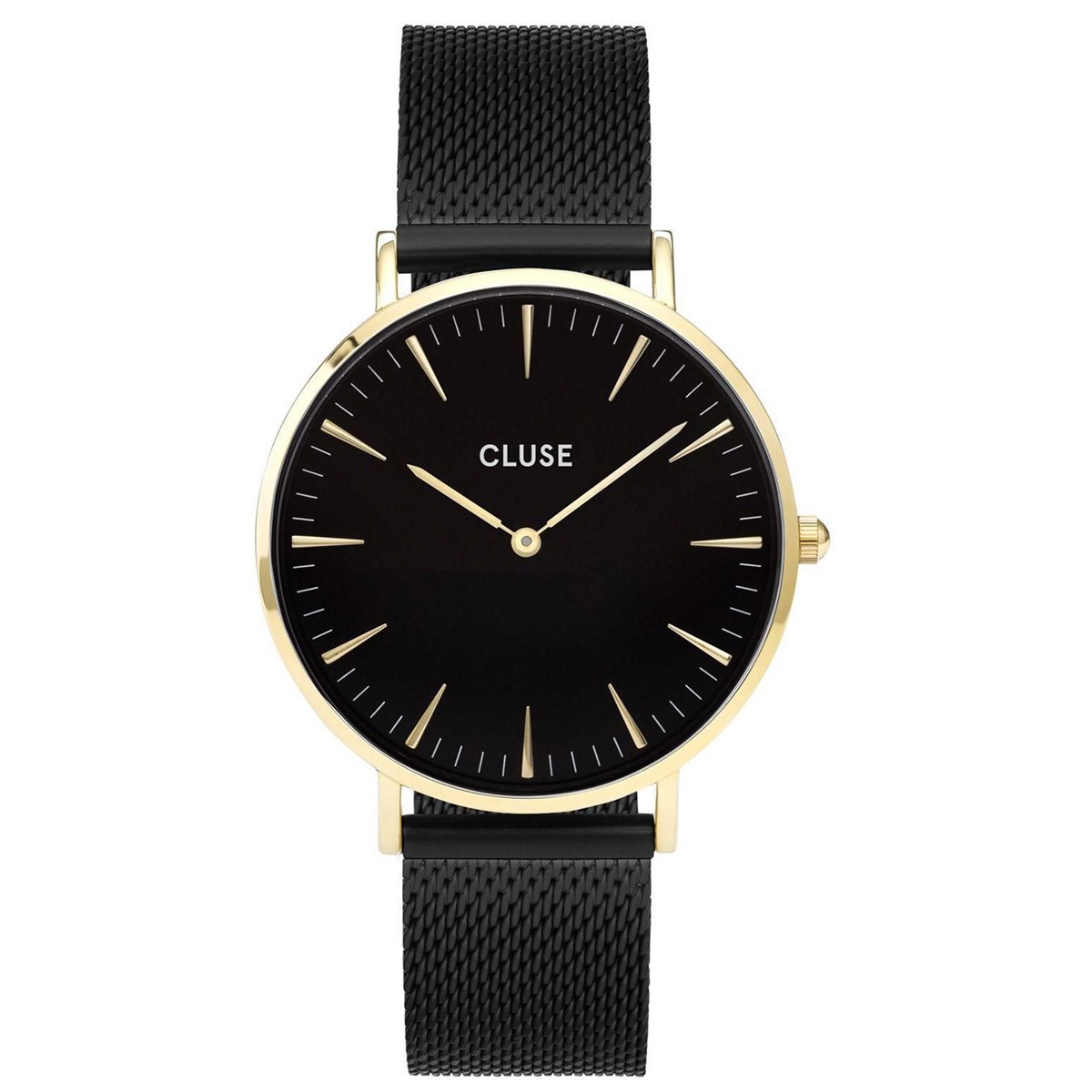 Montre femme Cluse La Bohème Mesh Gold Black/Black