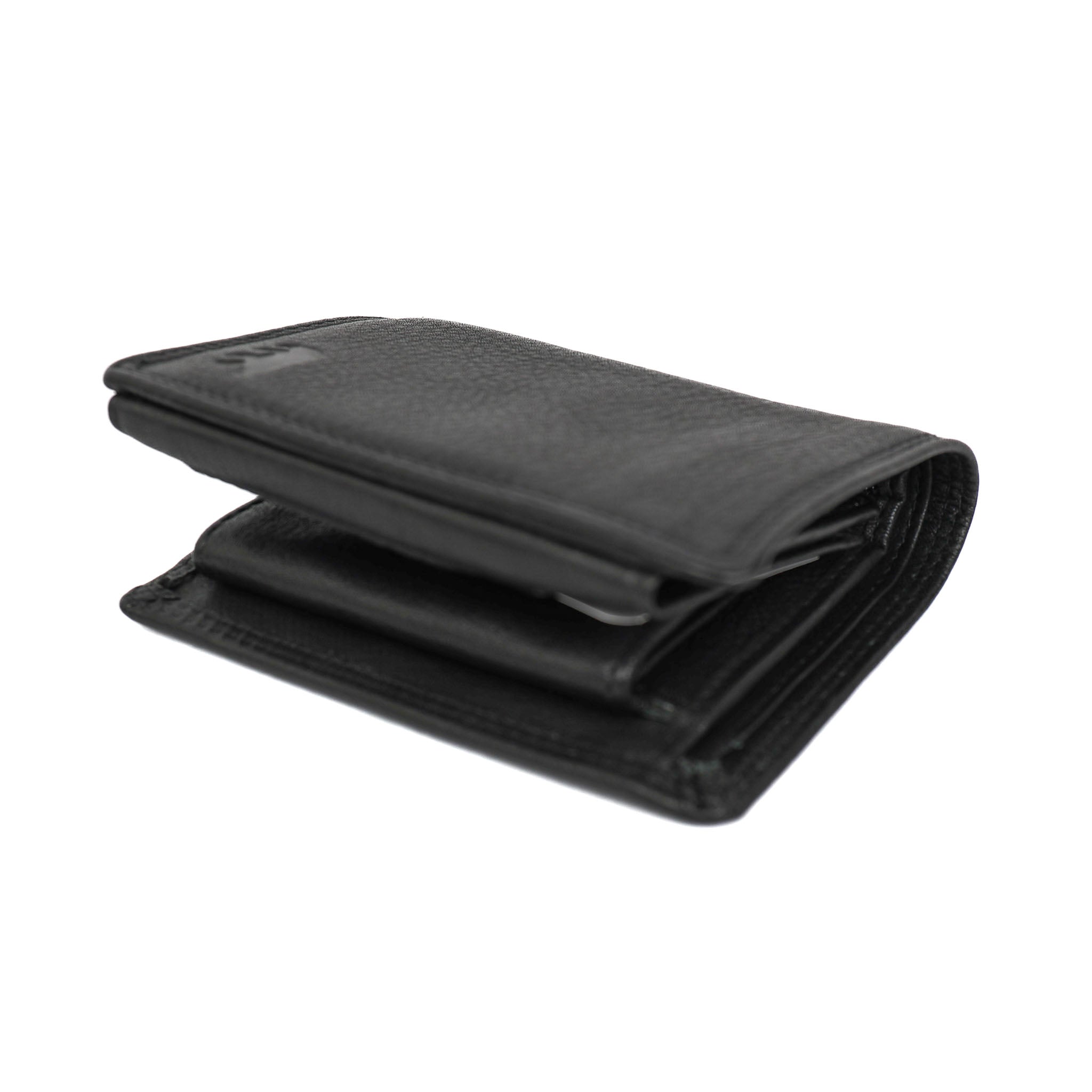 Hoge billfold 'Nolan' zwart BLACK