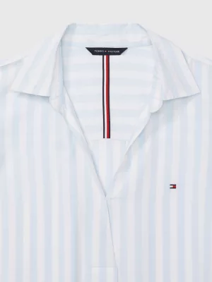 Vestido camisa adaptável na altura do joelho