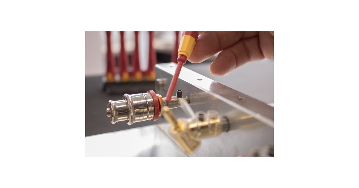 WihaFijnschroevendraaierset PicoFinish electric  (Rood/geel)