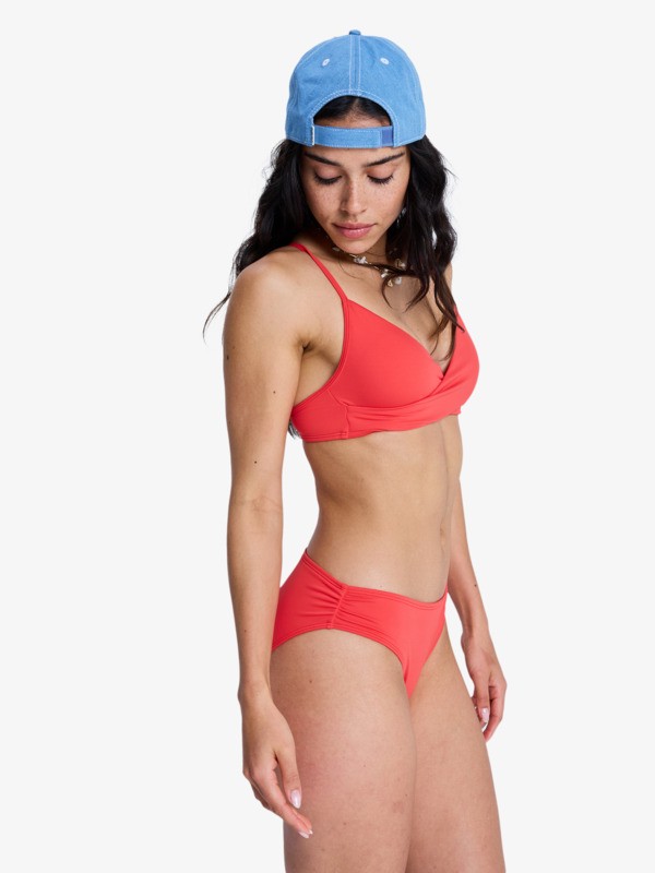 Solid Essentials Hipster Bas de bikini hipster Rouge Femme
