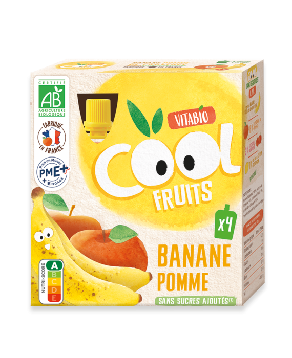 COOL FRUITS BANANE POMME