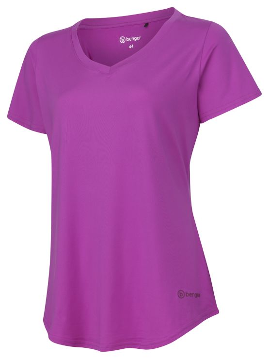 BengerFITNESS V-SHIRT - lila