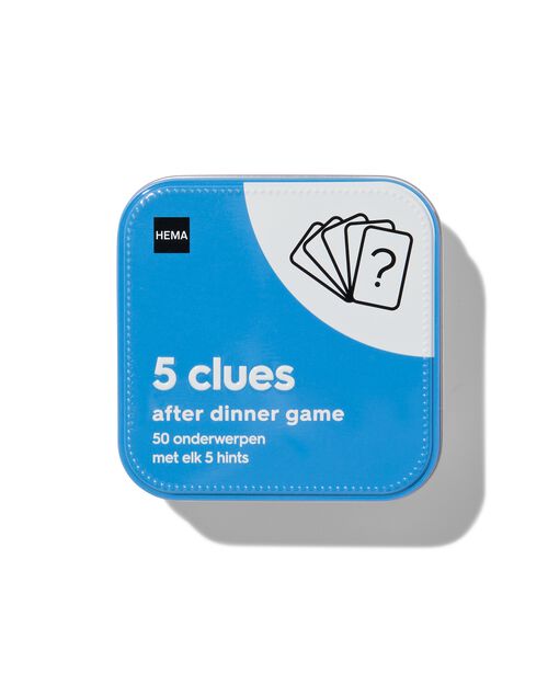 After dinner game 5 hints