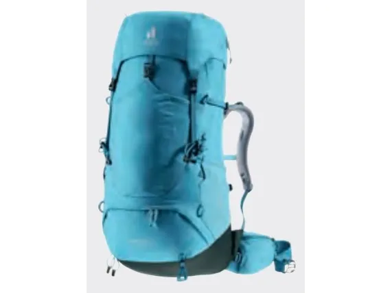 Deuter Aircontact Lite 45   10 SL, Intern ramme, Top, Vandring, Blå, Unisex, Polyamid, Polyester