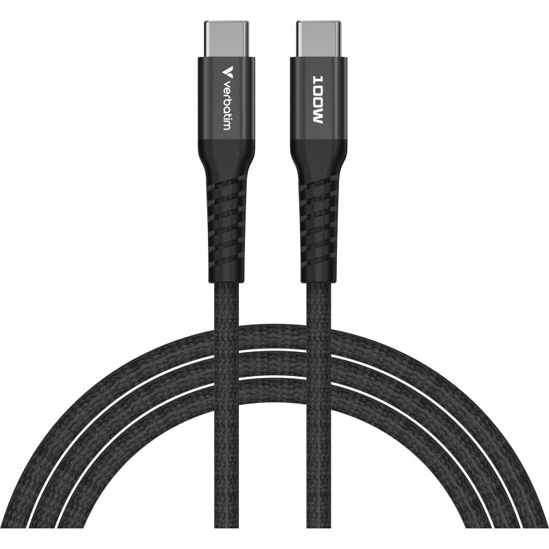 Verbatim 31863 câble USB USB 2.0 1,2 m USB C 0,48 Gbit/s 100 W Noir