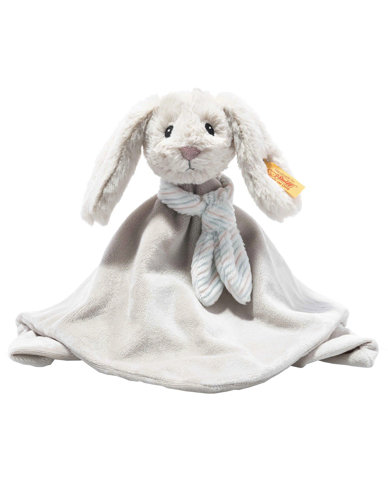 Schmusetuch HOPPIE HASE (26cm) in weiß