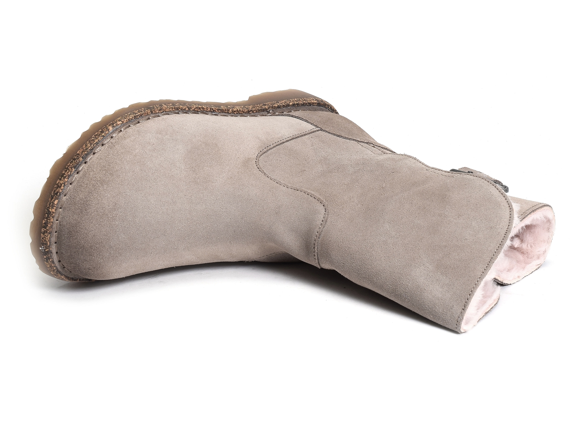 Uppsala shearling gris rose