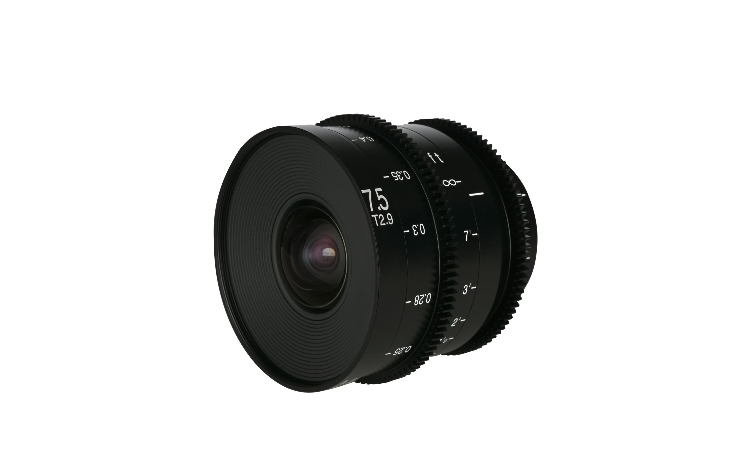 Festbrennweite 7.5 mm T2.9 Zero-D S35 Cine Lens X-Mount<br>Laowa 7.5 mm T2.9 Zero-D S35 Cine