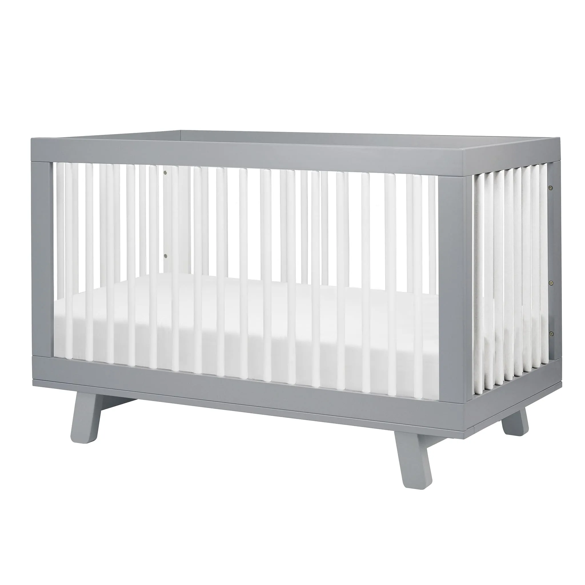 Babyletto Couchette Convertible 3 en 1 Hudson - Gris  Blanc