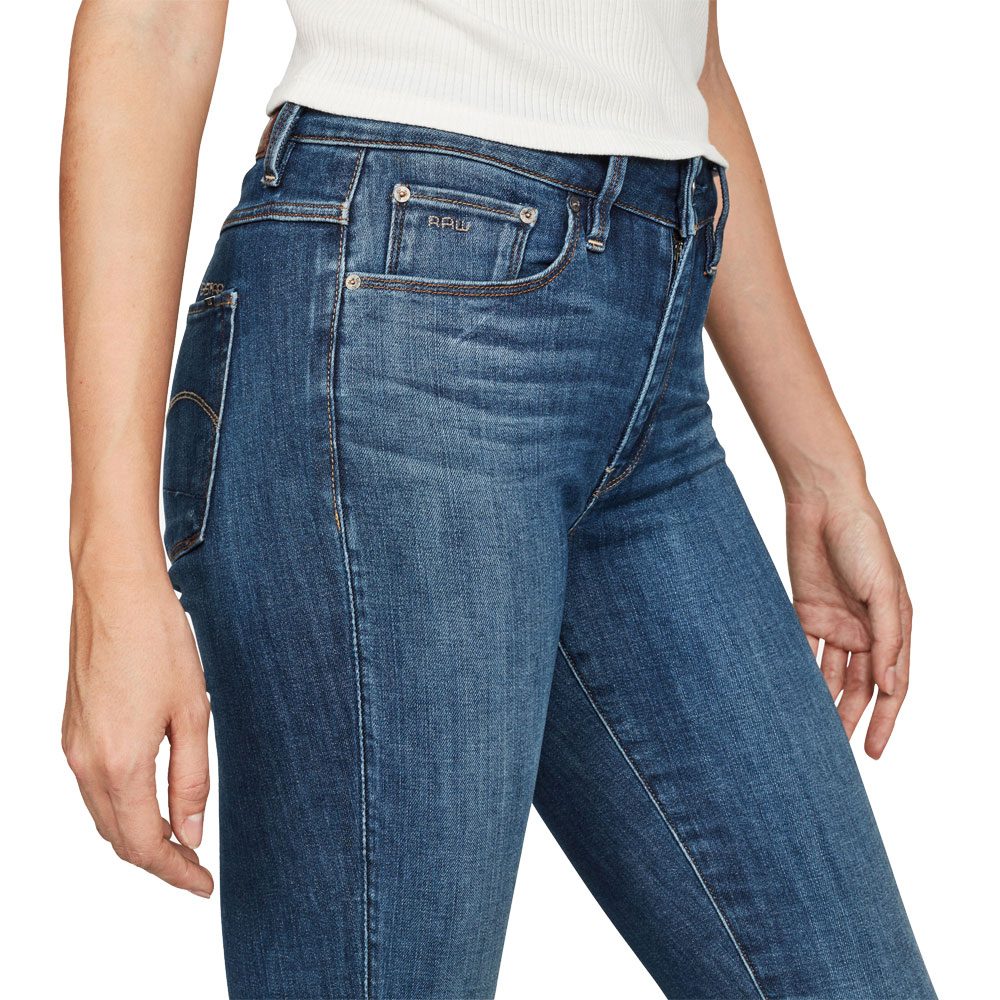 G-Star Lynn D-Mid Super Skinny Jeans Damen rinsed